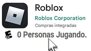 Roblox no tiene jugadores