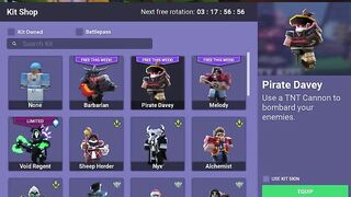 Roblox bedwars new UI kit menu…