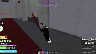 Getting RENGOKU SWORD IN BLOX FRUITS-ROBLOX