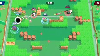 Brawl Stars but every time a pin is used the video speeds up...