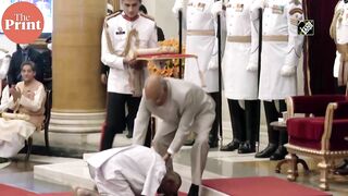 Swami Sivananda, 125-year old yoga guru receives Padma Shri