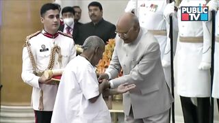 125-Year-Old Yoga Guru Swami Sivananda Receives Padma Shri Award