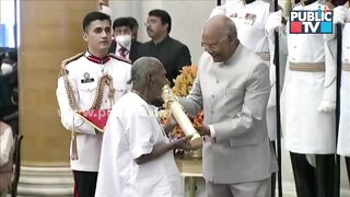 125-Year-Old Yoga Guru Swami Sivananda Receives Padma Shri Award