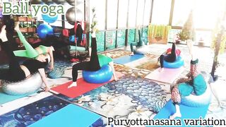 yoga with Ball // weight loss /body opening yog /#flexibility #strength #forward