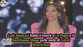 Lulù Selassié balla il twerk a La Pupa e il Secchione Show sulle note di Cardi Bcontinua