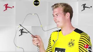 Leon Goretzka vs. Julian Brandt - Buzz Wire Challenge