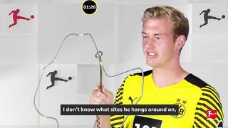 Leon Goretzka vs. Julian Brandt - Buzz Wire Challenge