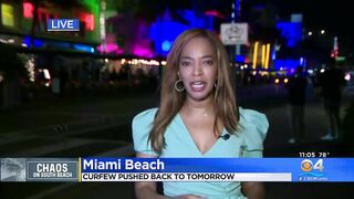 Miami Beach Pushes Curfew 24 Hours Later, As Commission Approves State Of Emergency, Curfew Starting