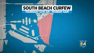 Curfew To Go Into Effect In Miami Beach