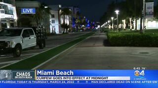 Miami Beach Curfew Begins Thursday Night