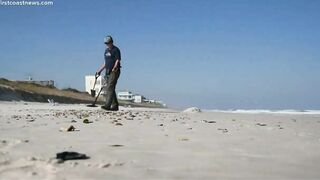 Man finds cannonball at Vilano Beach