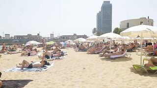 Barcelona spain bikini beach summer  beach ''nude beach