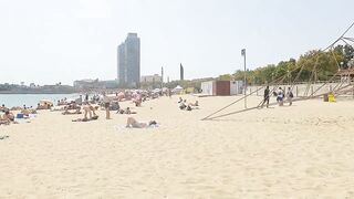 Barcelona spain bikini beach summer  beach ''nude beach