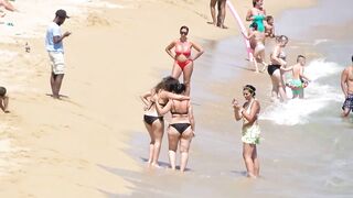 Barcelona spain bikini beach summer  beach ''nude beach