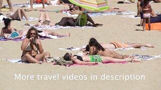 Barcelona spain bikini beach summer  beach ''nude beach