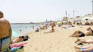 Barcelona spain bikini beach summer  beach ''nude beach