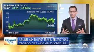 Alaska Airlines CEO: We're seeing strong bookings, returning business travel