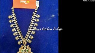 Gold necklace and haram models with weight/gold Haram designs