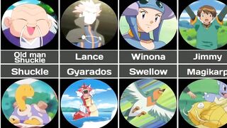 All Pokemon trainers who has Shiny Pokemon || Pokemon anime