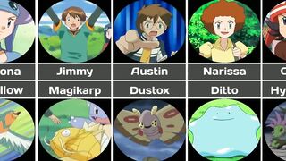 All Pokemon trainers who has Shiny Pokemon || Pokemon anime