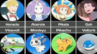 All Pokemon trainers who has Shiny Pokemon || Pokemon anime