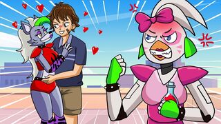 Roxy and Gregory so funny love story vs Chica - Five Nights at Freddy's: Security Breach