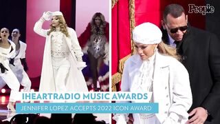 Jennifer Lopez Accepts Icon Award at iHeartRadio Music Awards as Ben Affleck Beams | PEOPLE