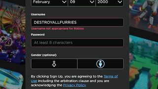 roblox is allowing swear words in usernames lol