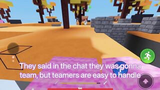 This Is Why You Shouldn’t Team In Roblox Bedwars.