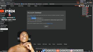 Roblox Has BANNED ISHOWSPEED... (Roblox Vs. IShowSpeed DRAMA)