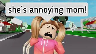 When your LITTLE SISTER is ANNOYING ???? (Roblox) brookhaven meme