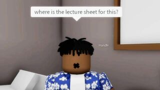 When you have math homework (meme) ROBLOX