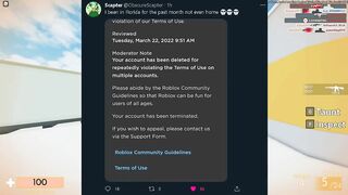 this roblox DEV just got BANNED..