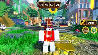 How to get the 24kGoldn Sunflower Scythe in Roblox