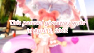 Get a Parasol for FREE! ???? | Royale High Roblox Giveaway