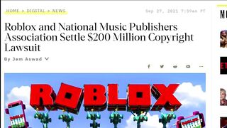 This is the worst day of roblox, because the company of music wants roblox to remove audio