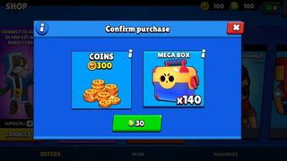 x140 Mega Box For 30 Gems! - Brawl Stars