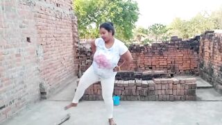 My 3 Types Desi style yoga & exercise || Flat Stomach || योगा और एक्सरसाइज करने का देशी तरीका||