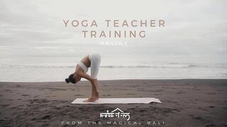 200hrs ONLINE Yoga Teacher Training | Sun salutation on the beach