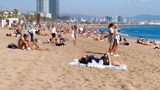 Barcelona beach walk /beach Sant Miquel