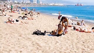 Barcelona beach walk /beach Sant Miquel