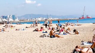 Barcelona beach walk /beach Sant Miquel