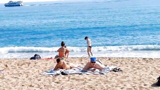 Barcelona beach walk /beach Sant Miquel