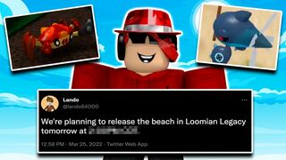 Beach Update TOMORROW + What To EXPECT! (Loomian Legacy)