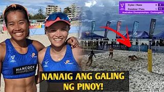 Rondina-Pons PANALO sa Beach Volleyball in Australia ! Pinataob ang matatangkad na kalaban!