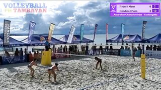 Rondina-Pons PANALO sa Beach Volleyball in Australia ! Pinataob ang matatangkad na kalaban!