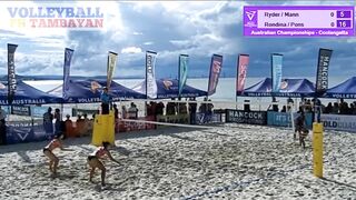 Rondina-Pons PANALO sa Beach Volleyball in Australia ! Pinataob ang matatangkad na kalaban!