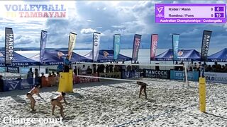 Rondina-Pons PANALO sa Beach Volleyball in Australia ! Pinataob ang matatangkad na kalaban!