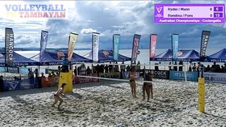 Rondina-Pons PANALO sa Beach Volleyball in Australia ! Pinataob ang matatangkad na kalaban!