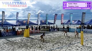 Rondina-Pons PANALO sa Beach Volleyball in Australia ! Pinataob ang matatangkad na kalaban!